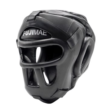 FUJIMAE Sparring Mask Head Guard - black